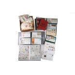 Mixed collection of FDC & stamps in stockbooks qty