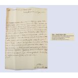 Postal History Italy 1800 entire letter