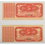 QV Canada Excise Tobacco Revenue Stamps and labels (8)