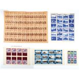 Poster Stamps Small Collection, including: Orient Line, Our Beautiful Empire, XV Olympia 1952,