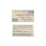 Malaysia - Straits Settlements entire letter addressed to Stourbridge, Worcs. 1867-72 6c dull