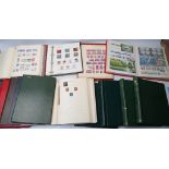 UK stamps in 5 albums (inc. black penny) & mixed world stamps in 9 stockbooks