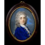 ROSALBA CARRIERA (ITALIAN, 1675-1757) Portrait of Sir Edmund Waterson (1671-1713), wearing a blue