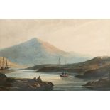 JOHN VARLEY O.W.S. (1778-1842) Snowdon, North Wales circa 1810 signed recto and signed and inscribed