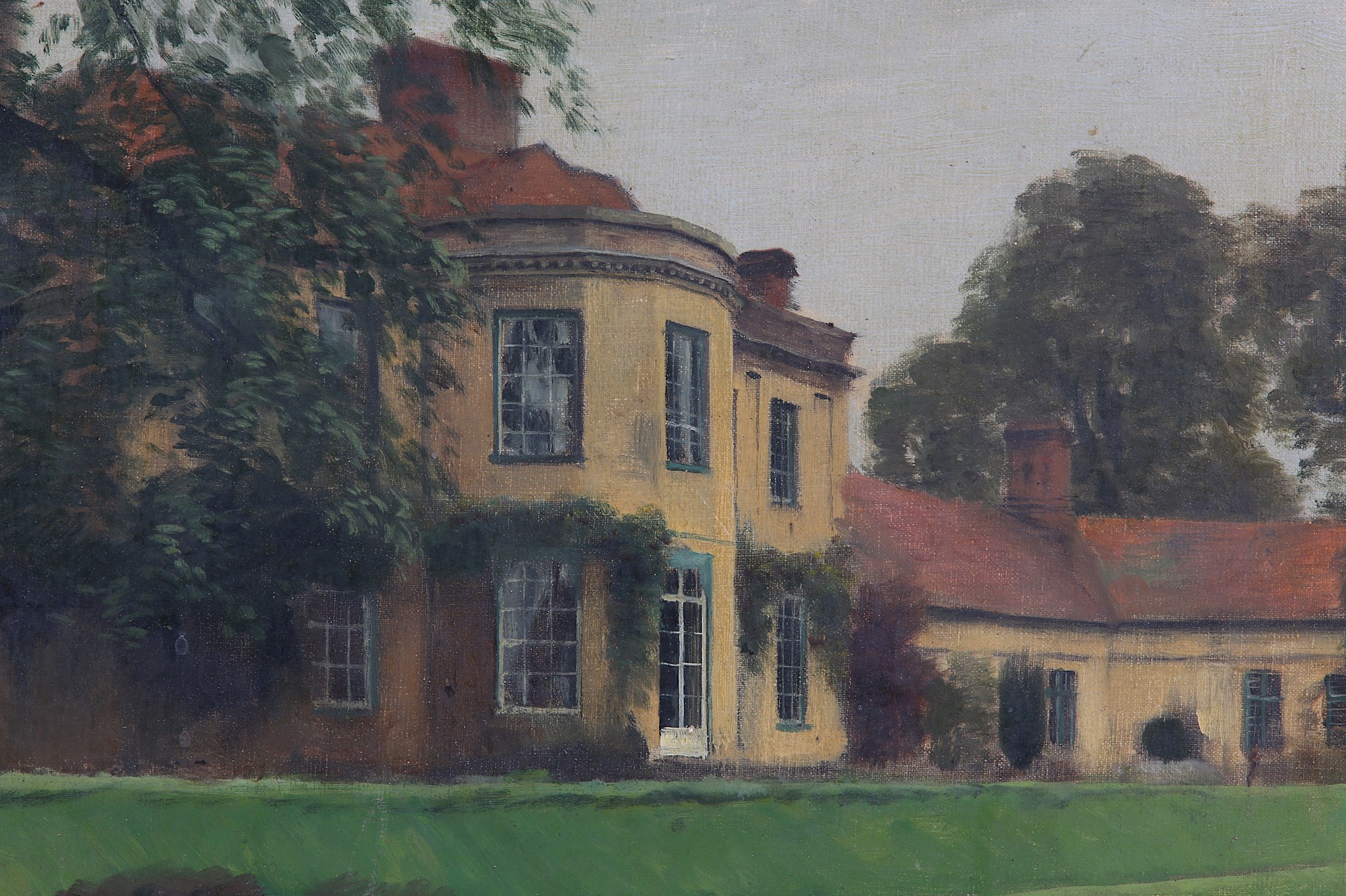 REX WHISTLER (1905-1944) Binderton House, West Sussex, 1944 oil on Rowney canvas board. 30.4cm x - Image 4 of 5