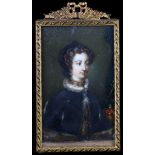 ENGLISH SCHOOL (19TH CENTURY) Portrait of a noblewoman,  thought to be Mary Queen of Scots,