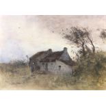 FRANCOIS PIETER TER MUELEN (DUTCH, 1843-1927) Farmhouse in Drenthe watercolour Signed lower left