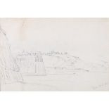 WILLIAM CALLOW R.W.S. (1812-1908) Dover Harbour, Kent inscribed l.r.: Dover Aug.t 18. 1843 pencil