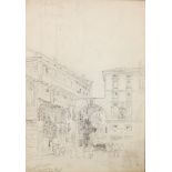 WILLIAM CALLOW R.W.S. (1812-1908) Piazza dei Signori, Verona inscribed and dated l.l Piazza dei