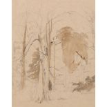 THOMAS MILES RICHARDSON SNR. (1784-1848) Ravensworth Castle, near Gateshead, Co. Durham pencil and