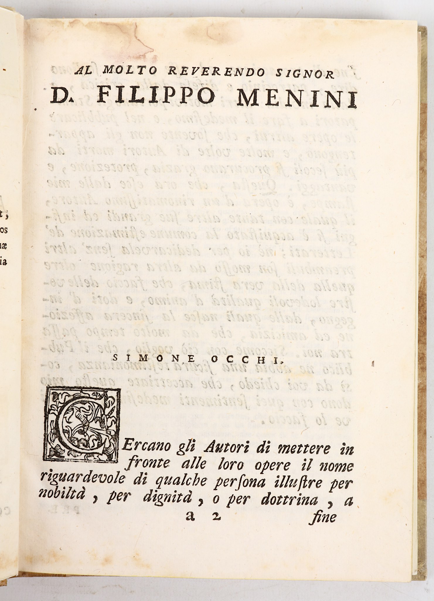 CALMET, Agostino (1672-1757).  Dissertazioni sopra le Apparizioni de’ Spiriti, e sopra I Vampiri, o - Image 3 of 3