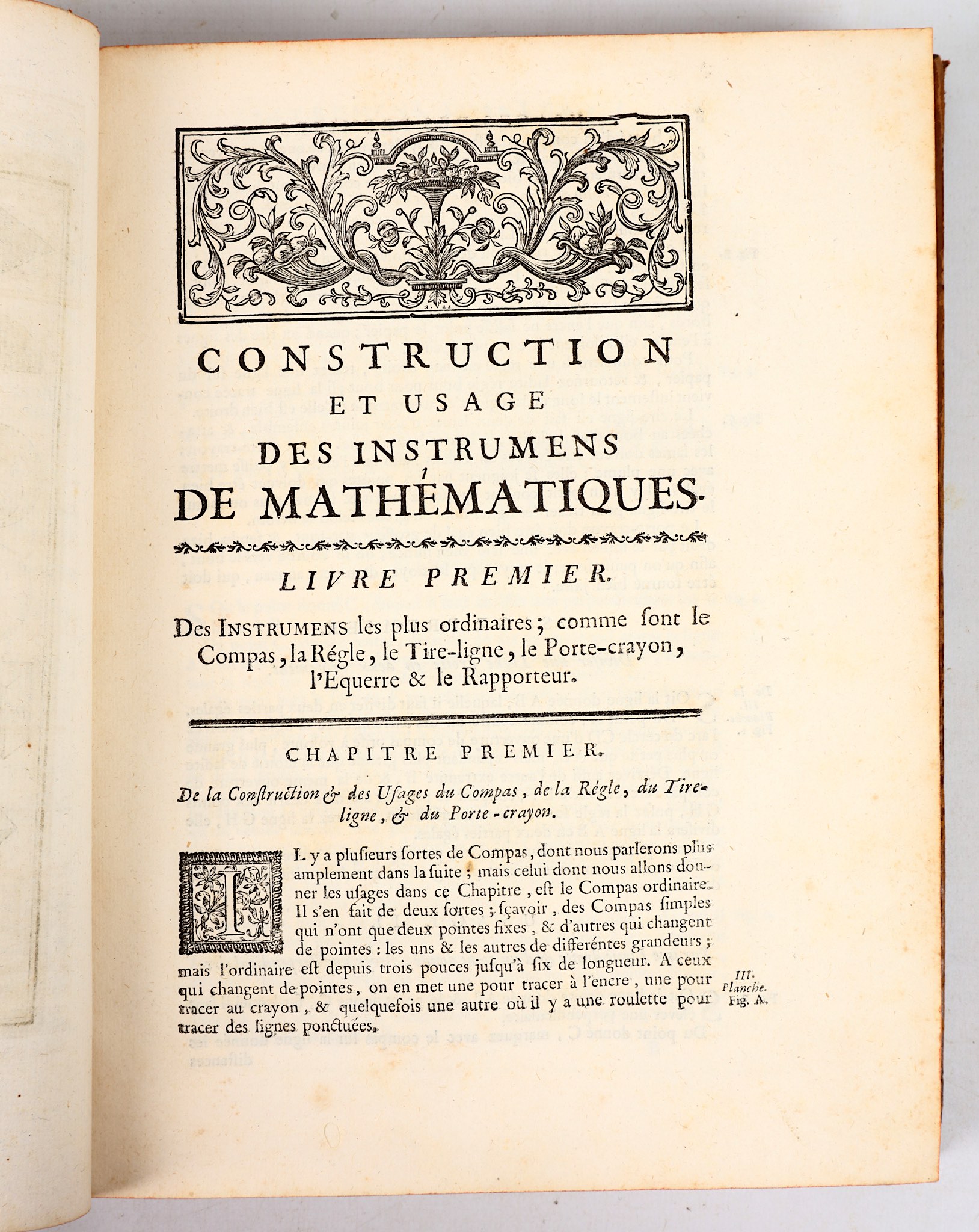 BION, Nicolas (1652-1733).  Traité de la Construction et des Principaux Usages des Instruments de - Image 8 of 12