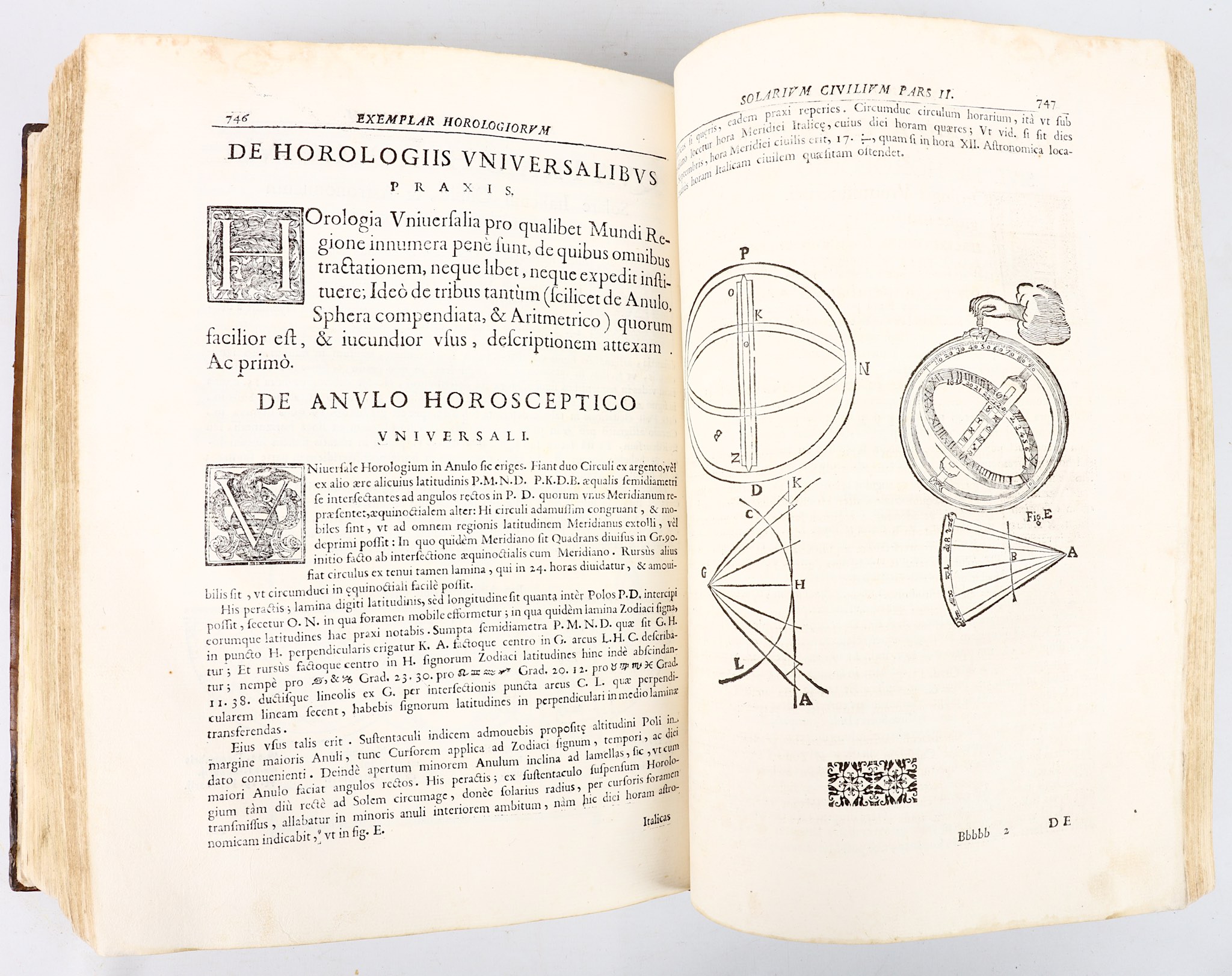 CARAFA, Carlo Maria (1651-95).  Exemplar horologjorum solarjum civilium. Duas complectans partes, - Image 6 of 6