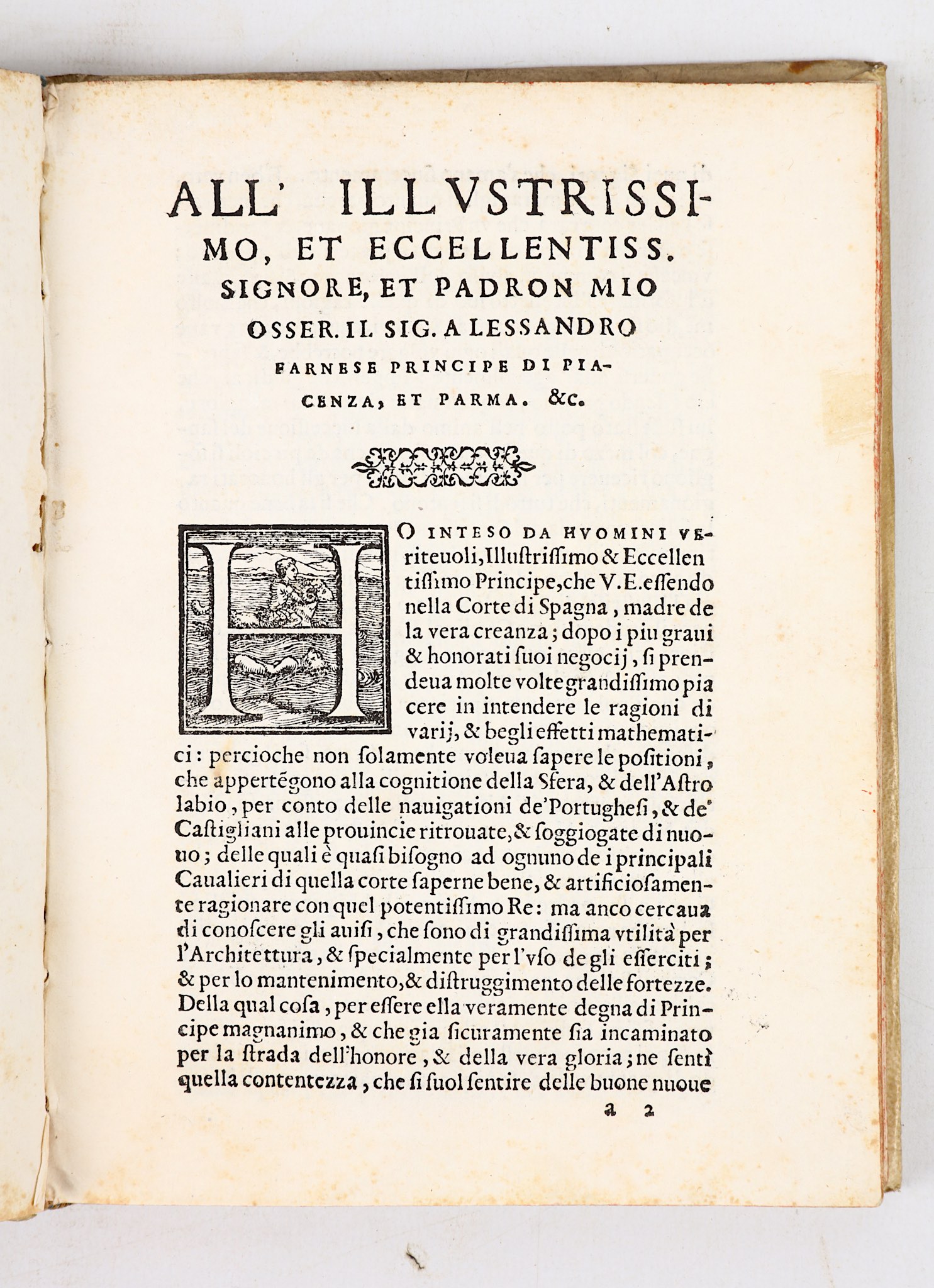 [CEREDI, Guiseppe (c.1520-70)].  Tre Discorsi sopra il Modo d’ Alzar Acque da’ Luoghi Bassi. Parma: - Image 3 of 6