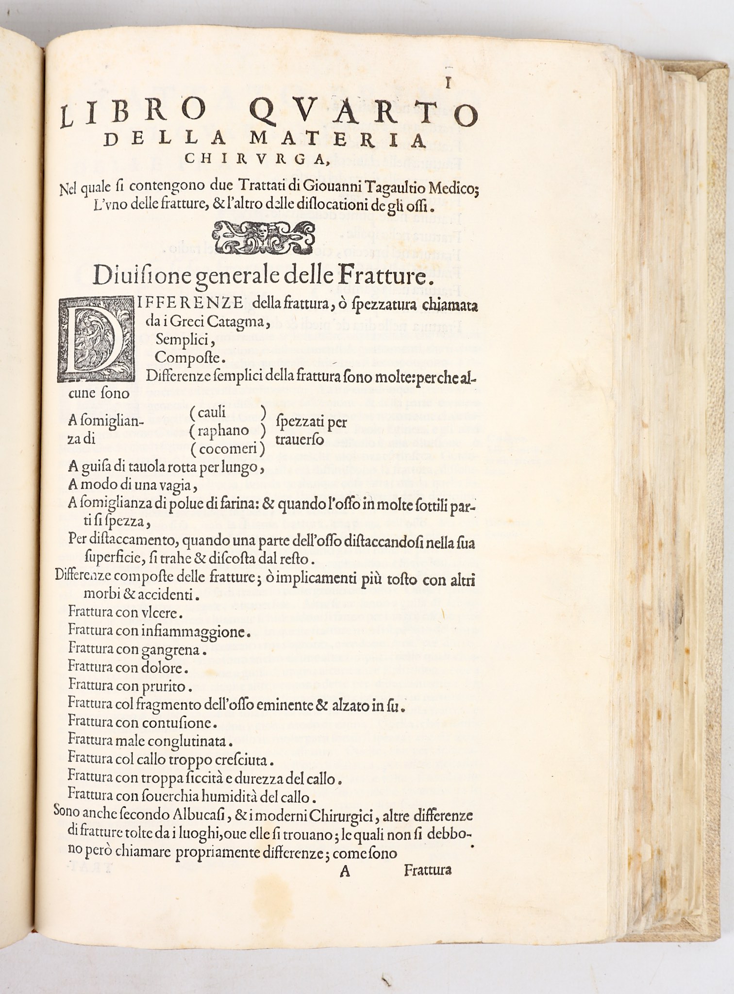 CROCE, Giovanni Andrea della (c.1509-75).  Cirugia Universale e Perfetta. Di tutte le parti - Image 5 of 5