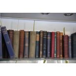 A miscellaneous collection of antiquarian books and references. (qty)