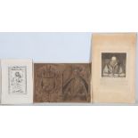 A quantity of 19th Century engravings, all mounted. Subjects include British monarchs, architecture,