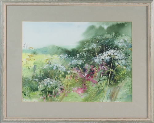 Wendy Jelbert (British, 20th Century)/Summer Hedgerow/signed lower right Jelbert/watercolour, 28. - Image 2 of 5