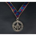 A Masonic collaret and jewel by Toye & Co.