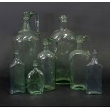A glass bottle with seal, Shaft & Co.