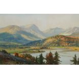 G Trevors/Ullswater/signed/watercolour, 17cm x 26.