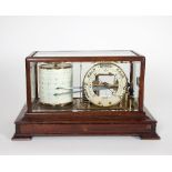 An Edwardian barograph in a mahogany framed case,