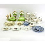 A Spode vintage teaset and sundry decorative ceramics