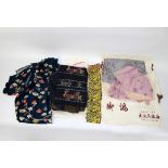 A Japanese yukata and three other kimonos,