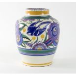 Carter Stabler Adams for Poole Pottery/A Blue Bird vase, circa 1930,