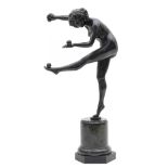 After Claire Colinet/The Juggler/Art Deco bronze figure,