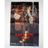 For a Few Dollars More, film poster circa 1980, starring Clint Eastwood; Pale Rider,