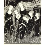 Hannah Frank (1908-2008)/Garden, 1932/Night Maidens/a pair/signed/lithographs,