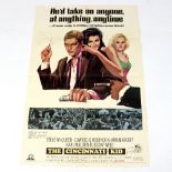 The Cincinnati Kid, film poster circa 1965, directed by Norman Jewison with Steve McQueen,