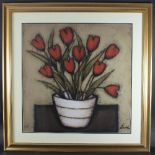 20th Century British/Four Flower Studies/with printed signature/Eve/the prints,