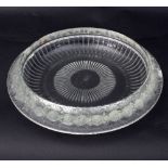 Lalique, a Marguerite pattern bowl, signed beneath,