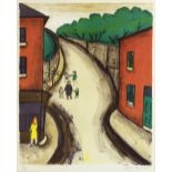 Alan Lowndes (British 1921-1978)/Street Scene/signed/limited edition 75/100/lithograph,