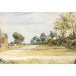 John Seymour Lucas (British 1849-1923)/Farmyard in Summer/signed and dated 1903/watercolour,