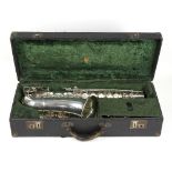 A Boosey and Hawkes saxophone,