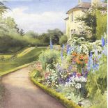 Isobel B Badcock/The Garden, Somerleaze/watercolour,