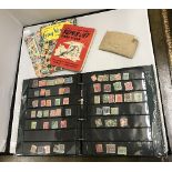 An accumulation of Victorian and later stamps, including penny reds, postage and revenue stamps,