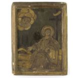 Possibly 16th Century, Lombard School/Madonna with Angels/low relief painting on panel,