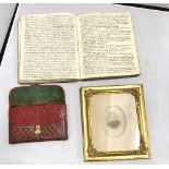An interesting collection of albums and ephemera including a Victorian notebook inscribed Jessie