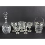 Sundry glass including rummers