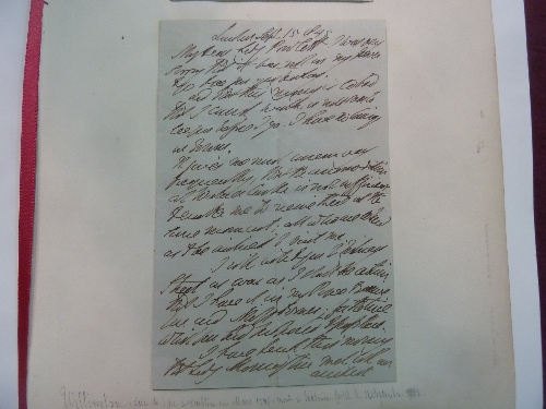 Duke of Wellington interest: An autograph letter, London Sept 15 1845 to Lady Powlett, - Image 7 of 7