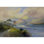 Frances E Jamieson (British 1895-1950)/Highland Loch Scenes/a pair/both signed/watercolour, 36.