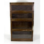 A Globe Wernicke style bookcase of four sections