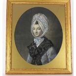 Early 19th Century English School/Portrait of a Lady/half length,