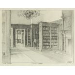 E Margaret Holman/The Wilson Library, Radley/signed and inscribed/pencil,