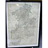 Two maps of Worcestershire and a group of sundry prints