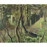 Simon Palmer (British, born 1956)/Country House, Sapperton/signed/watercolour, 55.5cm x 87.